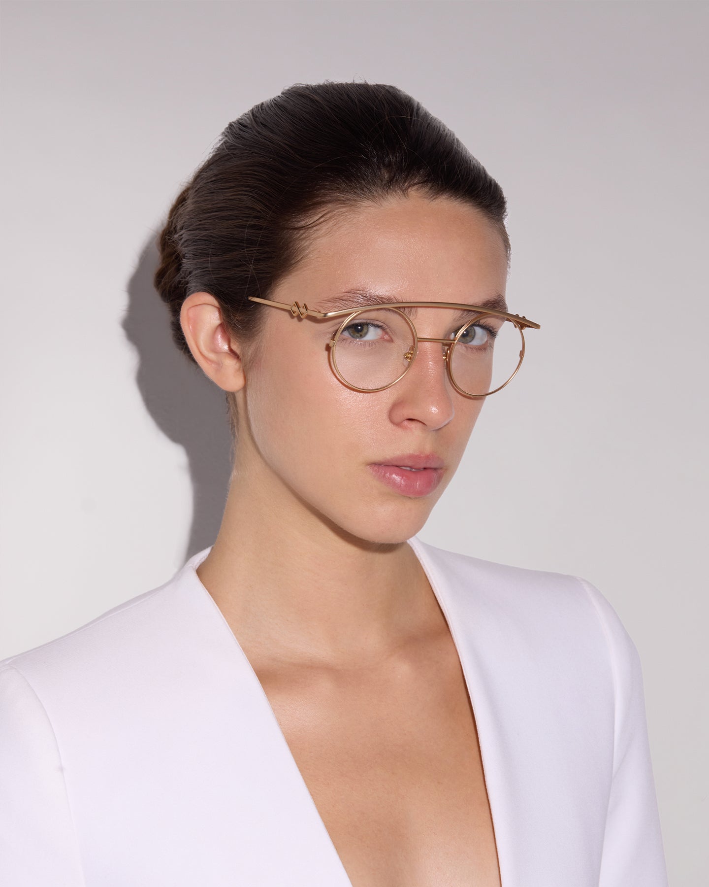 Retro XL - Gold Eyeglasses
